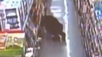 Video: Un ladrón se va con las manos vacías tras pasar dos horas agazapado
