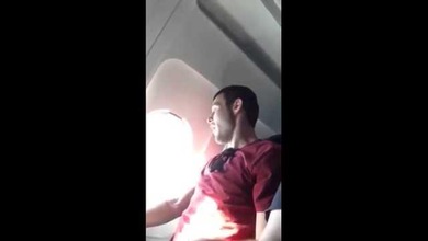 Así fue su primer viaje en avión