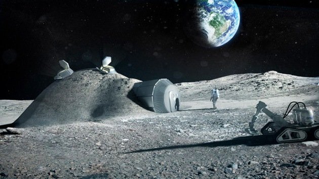 La Agencia Espacial Europea montará sus bases en la Luna con impresoras 3D