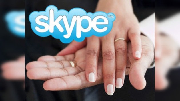 Una enfermedad obliga a una pareja estadounidense a casarse por Skype