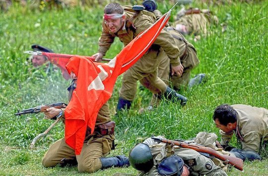 Cien balas para cada soldado: recrean una histórica batalla del Ejército Rojo contra los nazis
