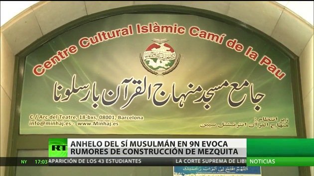 Cataluña niega que se erigirá una mezquita si musulmanes apoyan la consulta del 9-N