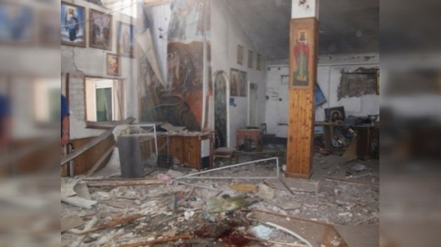 En Ucrania se busca a los autores de un atentado en una iglesia