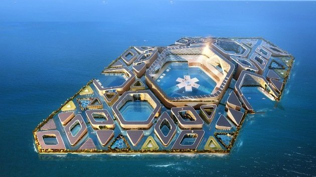 Fotos: Esta es la futurística ciudad flotante que podría construir China