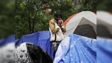 'Occupy Wall Street' 1, autoridades y temporal de nieve 0