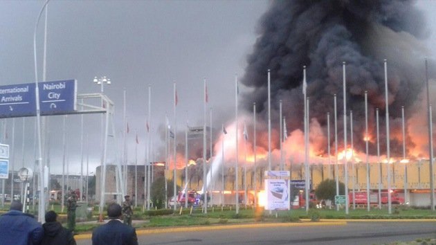 Un incendio provoca el cierre del aeropuerto de Nairobi