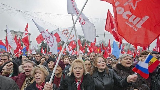 Después de Ucrania, Moldavia protesta contra el acercamiento a la UE