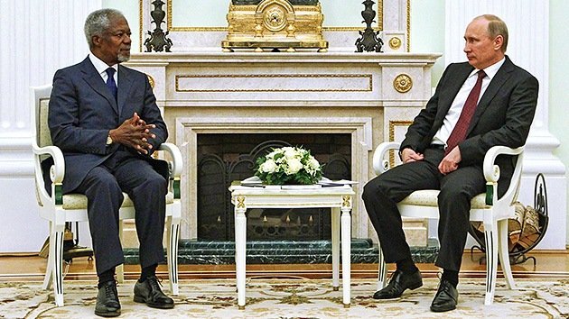 Putin: Rusia hará todo lo posible para respaldar los esfuerzos de Annan en Siria