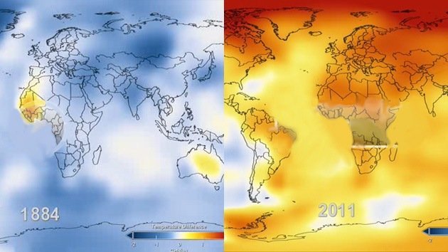 Video: 131 años de cambios climáticos en la Tierra en 26 segundos