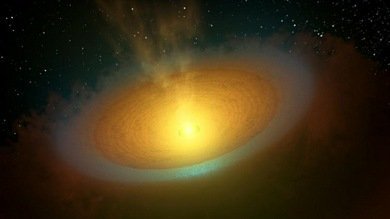 Descubren una estrella que puede crear nuevos mundos pese a su edad