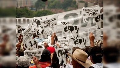 Protestas en Colombia contra los acuerdos económicos con la UE