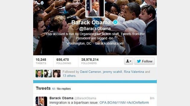 El Ejército Electrónico Sirio habría 'hackeado' las cuentas de Twitter y Facebook de Obama