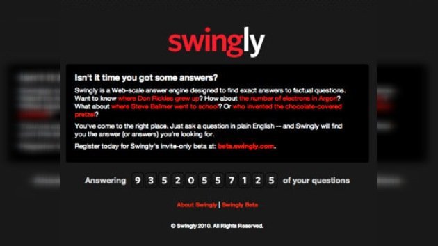 En Internet apareció el buscador de hechos "Swingly"