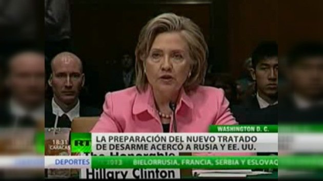 Hillary Clinton: "La preparación del nuevo START acercó a Rusia y EE. UU."