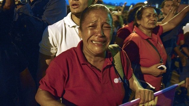 Llanto por Chávez: La congoja sale a las calles de Caracas