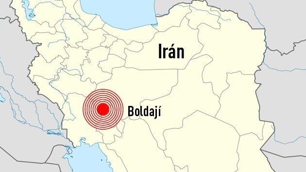 Registran un potente sismo en el centro de Irán