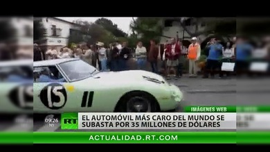 El automóvil más caro del mundo se subasta por 35 millones de dólares 