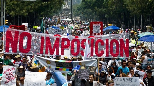 Sábado de indignación: México protesta contra "la imposición" del presidente electo