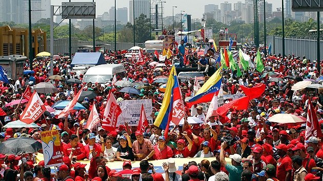 Venezuela: Marcha para conmemorar el fallido golpe de 2002