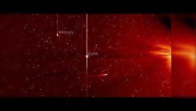 Vea el paso de ISON, el cometa del siglo, 'rozando' la Tierra