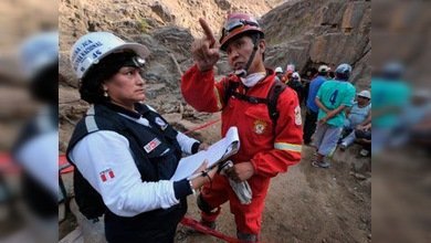 Perú pide ayuda para rescatar a nueve mineros atrapados por un derrumbe