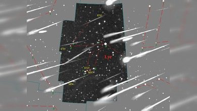 Una lluvia de meteoros líridas caerá esta noche sobre la Tierra