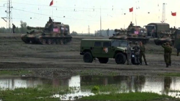 Video: Tanques chinos llegan a Rusia para participar en ejercicios antiterroristas