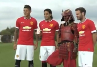 Falcao, Marcos Rojo y Juan Mata, retados al 'freestyle' por el Samurái Rojo