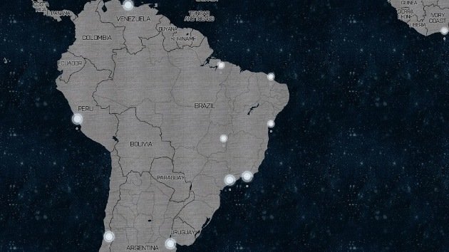Crean un mapa interactivo que muestra la Tierra como si fuera la Estrella de la Muerte
