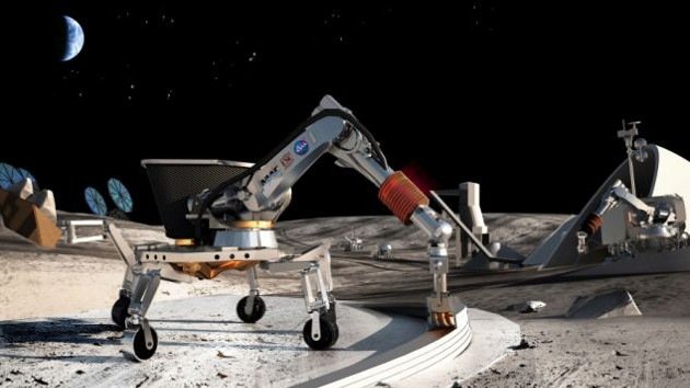 La Nasa planea erigir casas en la Luna con una impresora 3D
