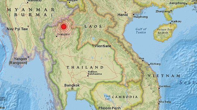 Un sismo de 6,3 sacude el norte de Tailandia