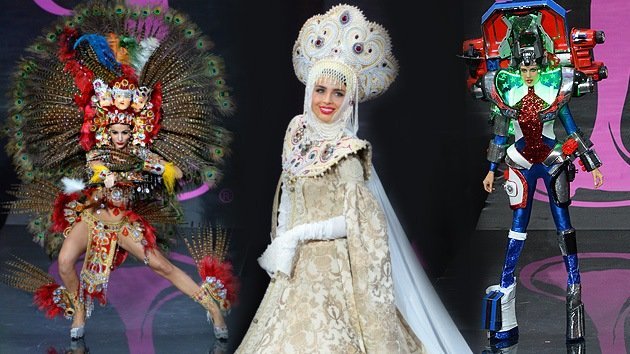 Las candidatas a Miss Universo 2013 lucen espectaculares trajes típicos