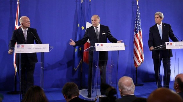 EE.UU., Francia y el Reino Unido acuerdan aumentar su apoyo a los rebeldes sirios