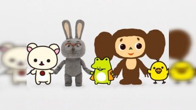 Dibujos animados en apoyo de los damnificados en Japón