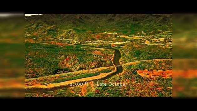 Espectaculares colores del otoño en 3D a través de los ojos de Google Earth