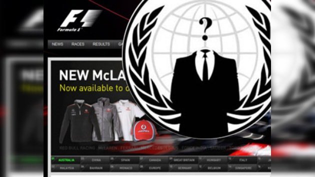 Anonymous 'hackea' la web de la F1 en señal de protesta por el GP de Bahréin