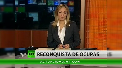 OWS celebra su aniversario con una muralla humana en la Bolsa de Nueva York