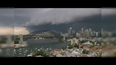 Una tormenta apocalíptica cubre Sídney