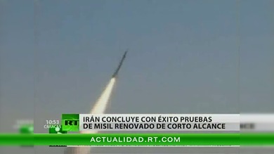 irán concluye con éxito pruebas de misil renovado de corto alcance