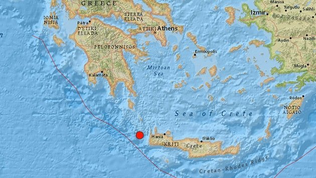 Un terremoto de 6,4 sacude Grecia