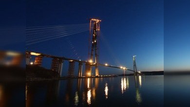Rusia bate récords con el puente colgante más grande del mundo