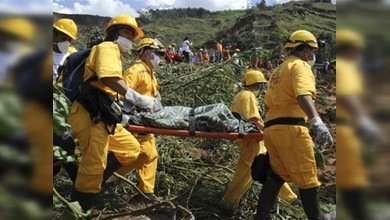 A 22 se elevó el número de muertos del alud en Colombia