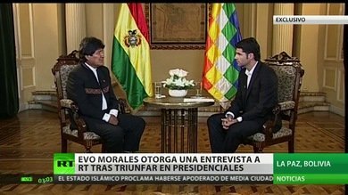 Morales a RT: "La política debe ser un servicio, no un negocio"