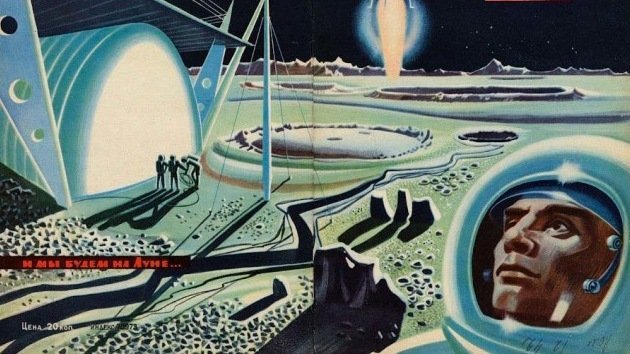 Cómo imaginaban los artistas soviéticos la vida en el espacio