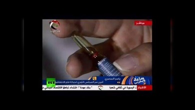 PRIMERAS IMÁGENES: El Ejército de Siria encuentra un arsenal de armas químicas cerca de Damasco