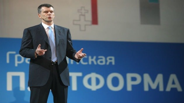 El multimillonario ruso Mijaíl Prójorov se vuelca en la política
