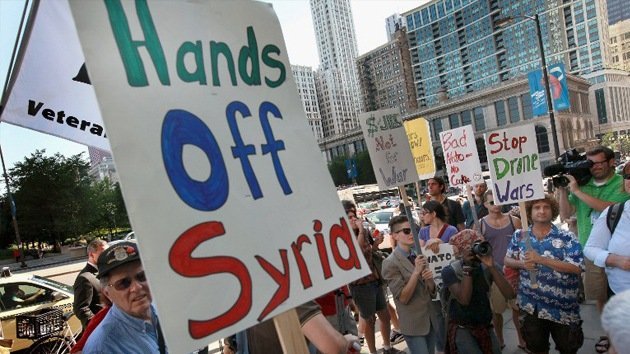 La gente de EE.UU. y Reino Unido se opone a la intervención militar en Siria