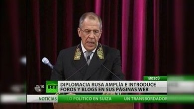 El canciller ruso felicitó a sus colegas con motivo del Día del Diplomático