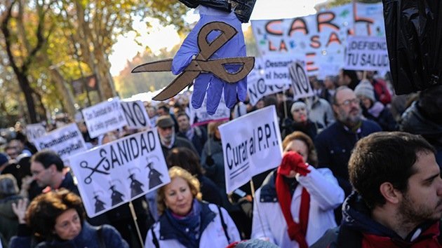 Fotos, vídeo: La 'marcha blanca' invade las calles de Madrid