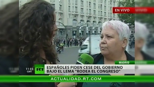 La indignación española reta al Gobierno con la acción Rodea el Congreso